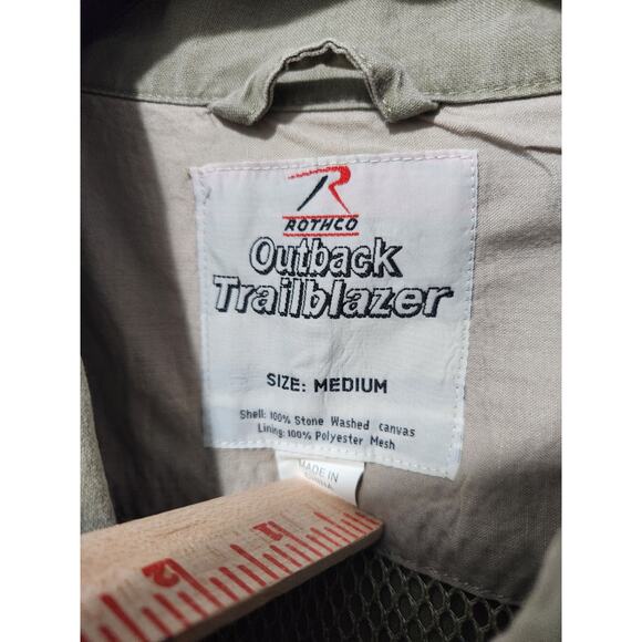 Outback Trailblazer Jacket Hunting Kosair Gun Club Patch Size Medium - Picture 4 of 8